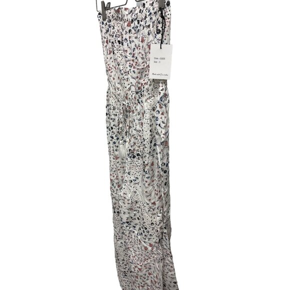 Japna Floral Strapless Jumpsuit With Lightweight & Flowy Design - Picture 4 of 4